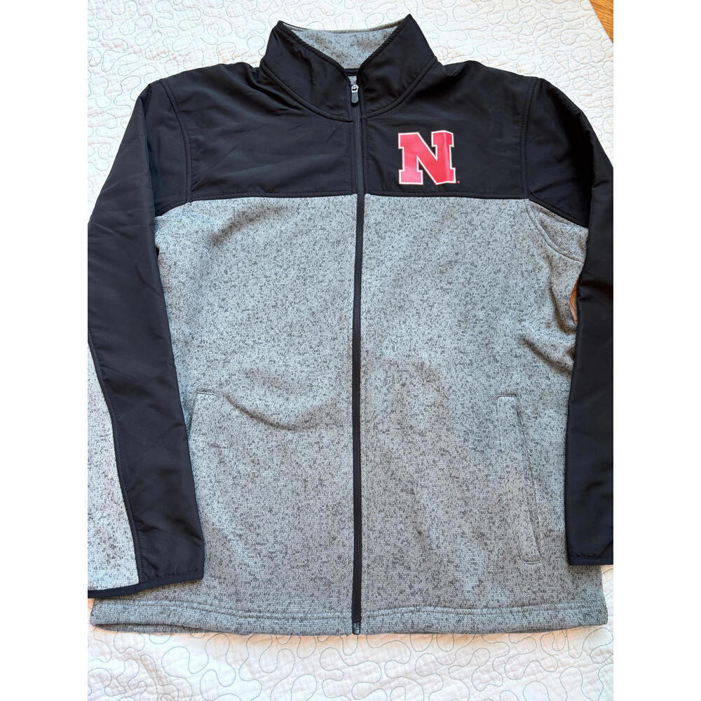 University of Nebraska Mens Fleece Jacket Size XXL NWOT